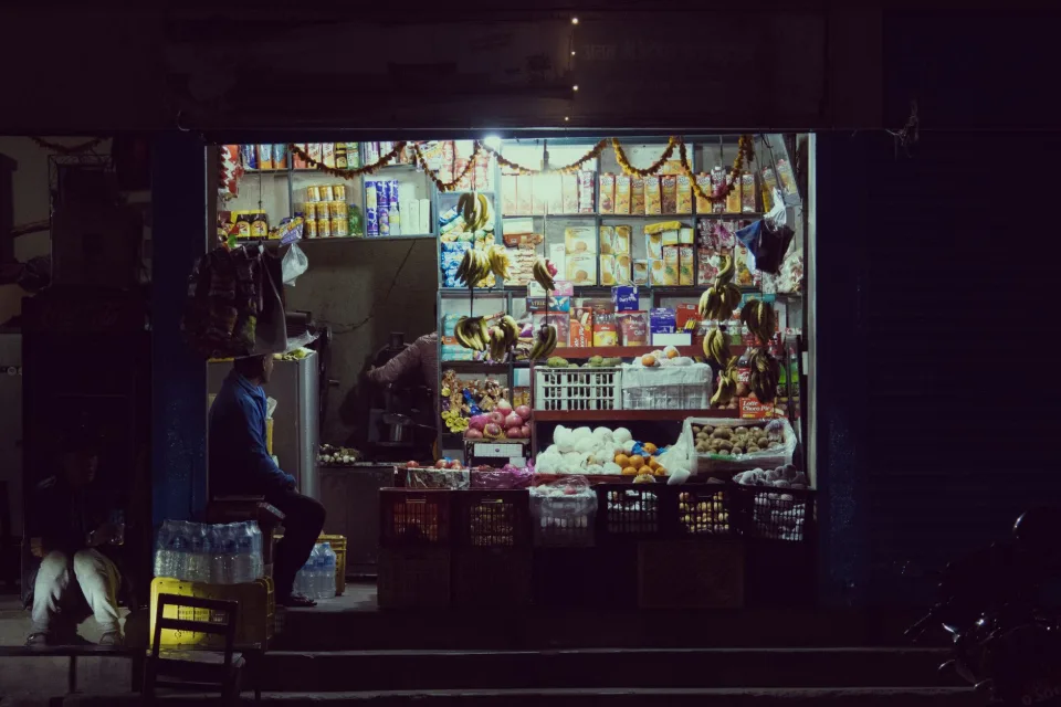 Kệ rau củ tươi